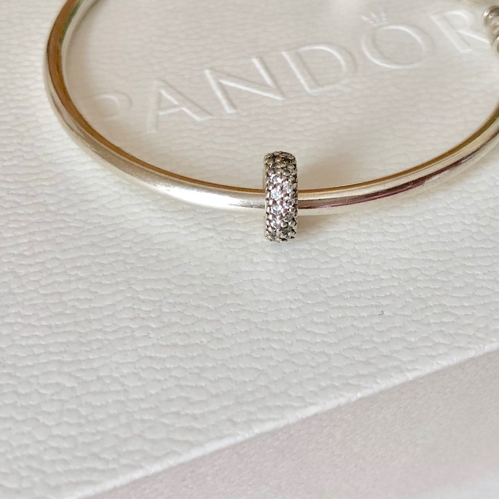 Pandora clear sparkle spacer